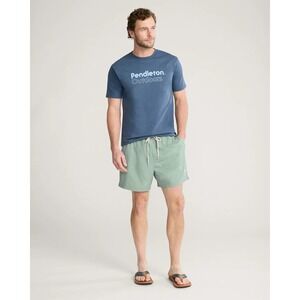 NWT Pendleton Mens XL Hydromorph Houdini Swim Trunks Green Lined 4 Way Stretch